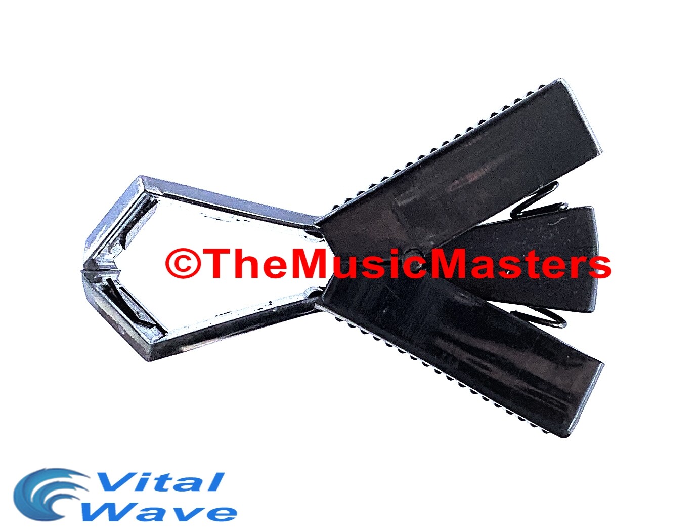 2X MICROPHONE SPRING CLIP Karaoke DJ PA Tripod Boom Stand Mic Holder Clamp Mount