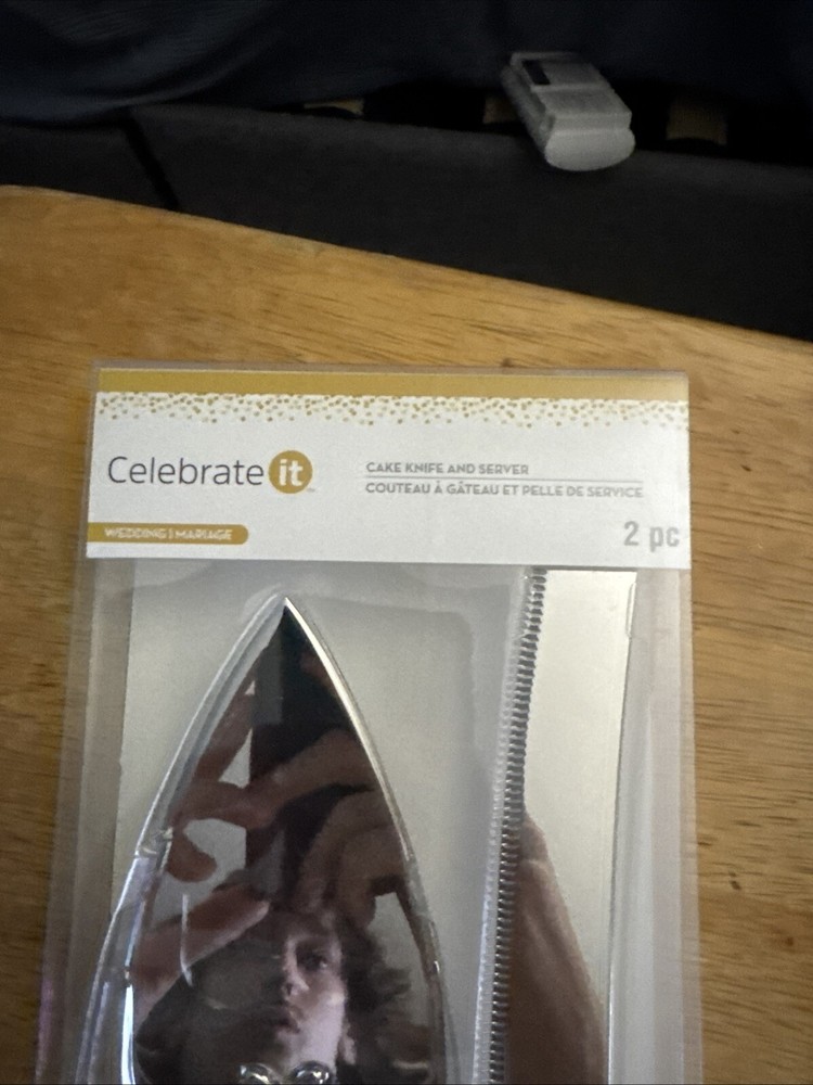 Celebrate It Wedding Cake Knife and Server