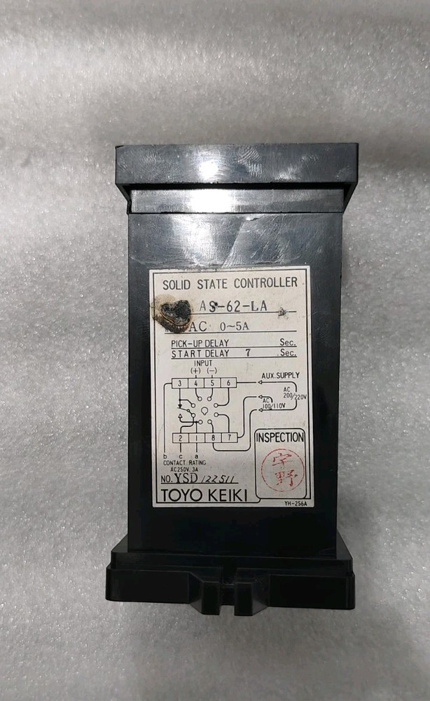 TOYO KEIKI AS-62-LA SOLID STATE CONTROLLER FREE FAST SHIPPING FEDEX