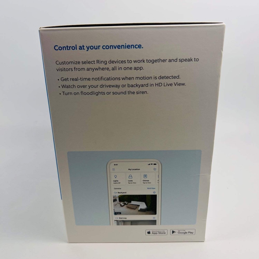 New Ring Floodlight Cam Wired Plus Security Camera