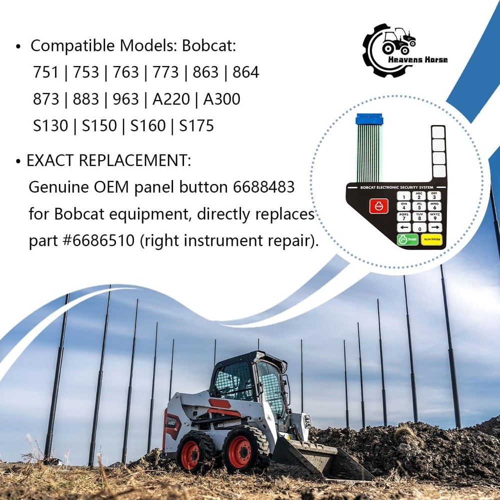 6688483 Panel Button, 11 straight-through cables ONLY. NOT COMPATIBLE with...