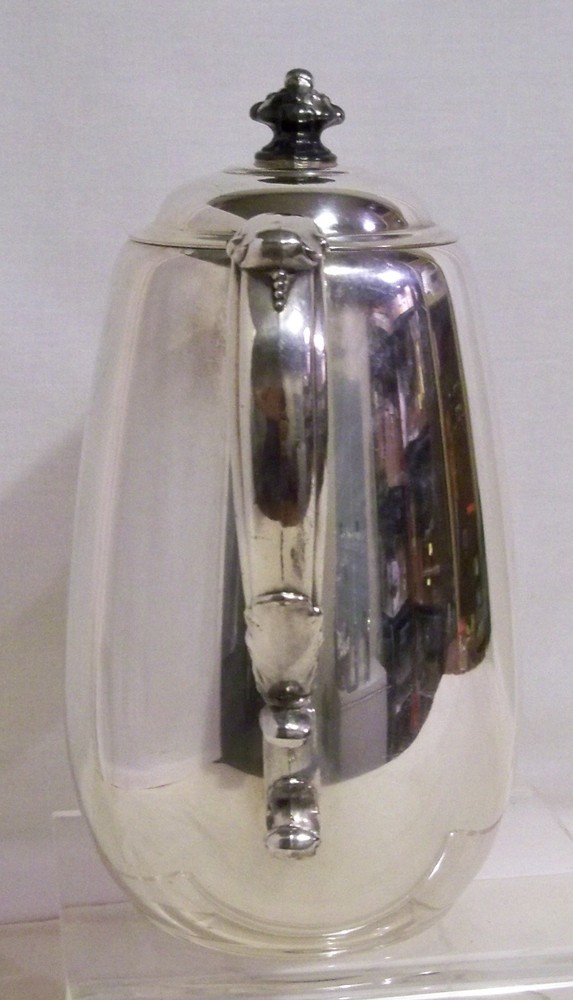 Wm ROGERS SILVER PLATE COFFEE POT SPRING FLOWERS #101