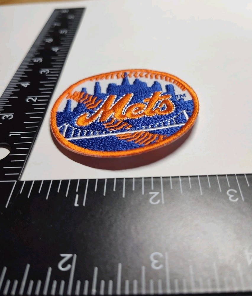 New York Mets Felt Hook Loop Patch Skyline High Quality Patch