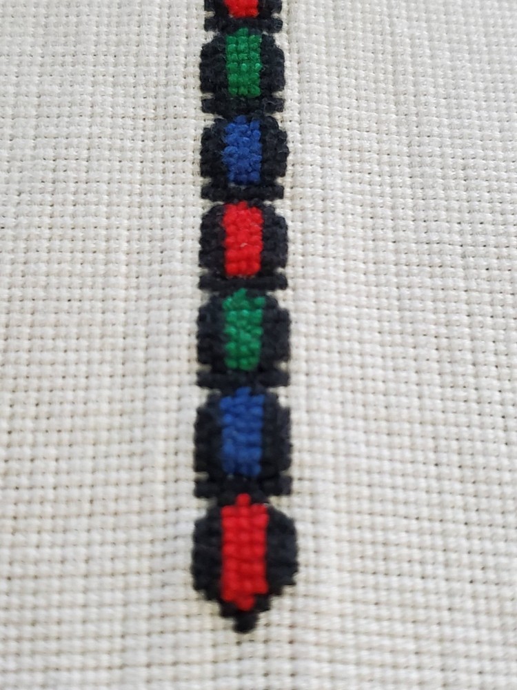 Traditional front panel (bib) from North Macedonia