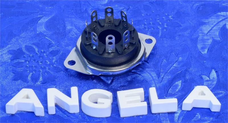 8 Pin Octal Bottom Chassis Mount Tube Socket, #8449