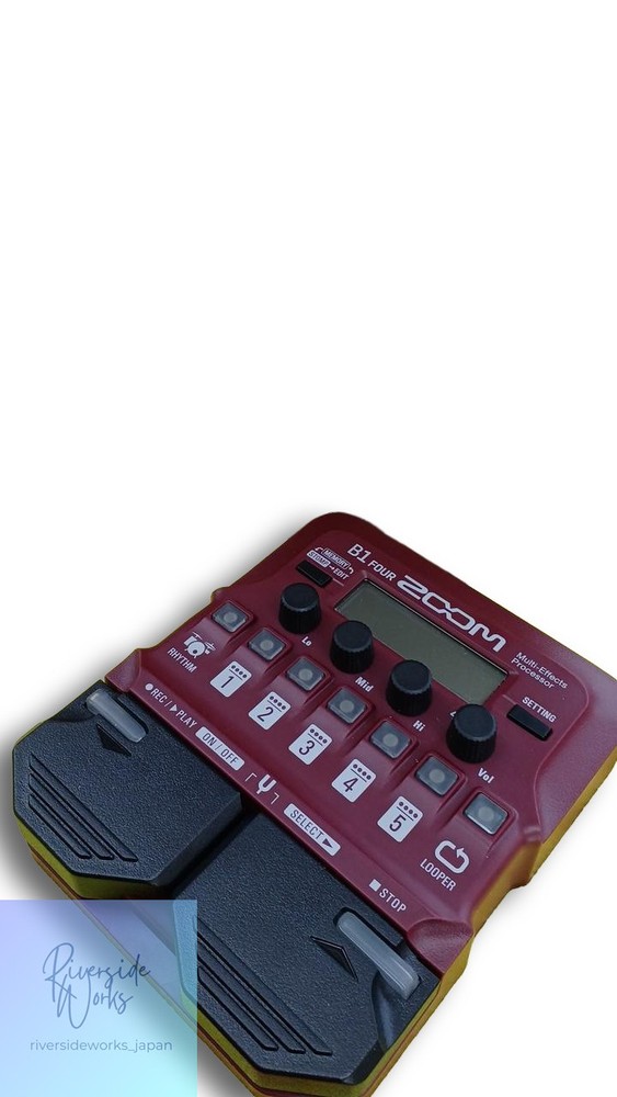 ZOOM B1 FOUR Bass Multi-Effects Processor Pedal JP