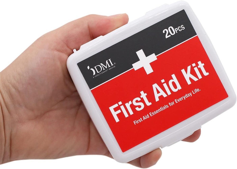 DMI Mini 20-Piece First Aid Kit Small Compact Portable Kit for Minor Scrapes