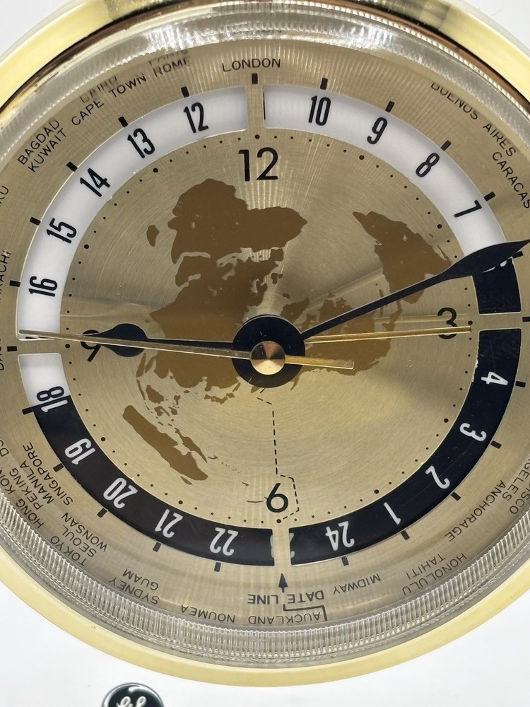 GE General Information Services World Time Desk Clock 5.5”