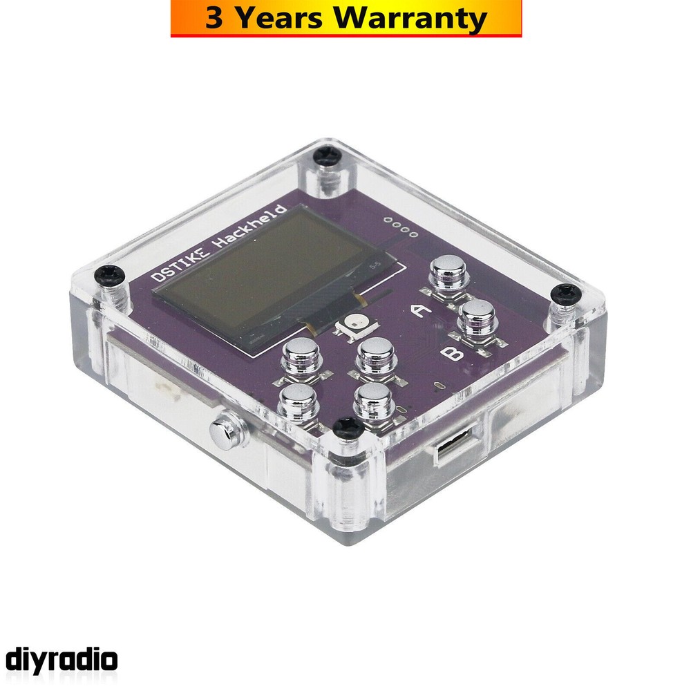 DSTIKE Hackheld Game Console Open Source Hackable w/ ESP8266 Deauther Software