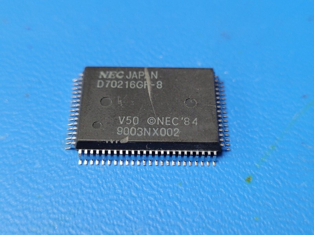 (1 PC) UPD70216GF-8 NEC Microprocessor, 16-Bit, 8MHz, CMOS, QFP80