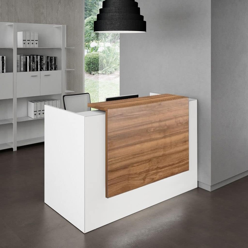 Reception Front Desk Counter Top, Laminate Desktop, Standing Table for Salon
