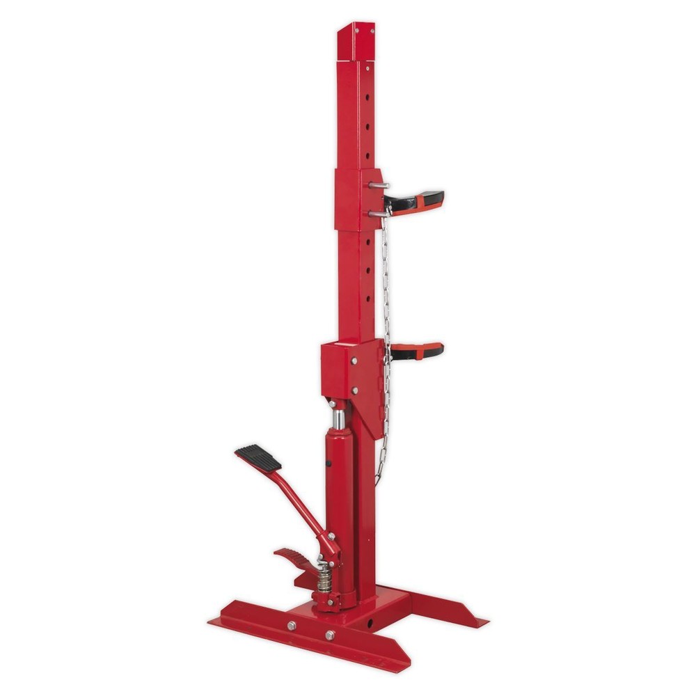 Sealey Coil Spring Compressing Station with Gauge Hydraulic 2000kg Capacity