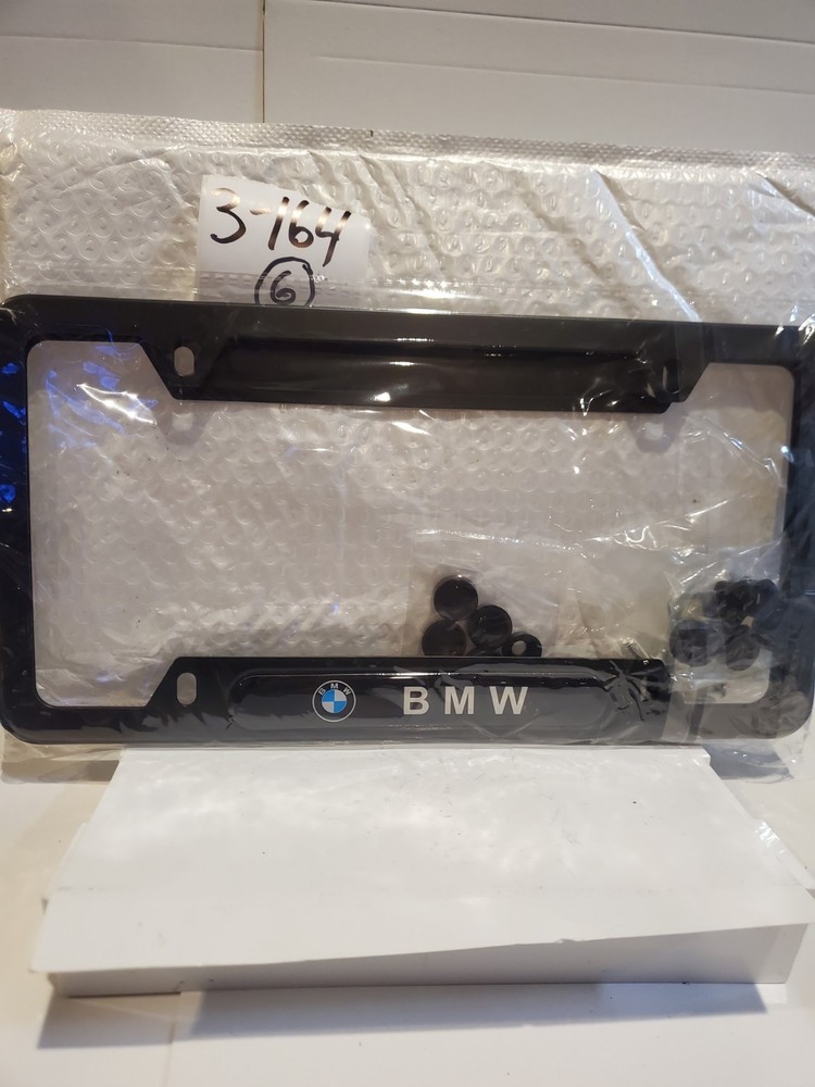 2 PCS Front Back BMW License Plate Frame Cover