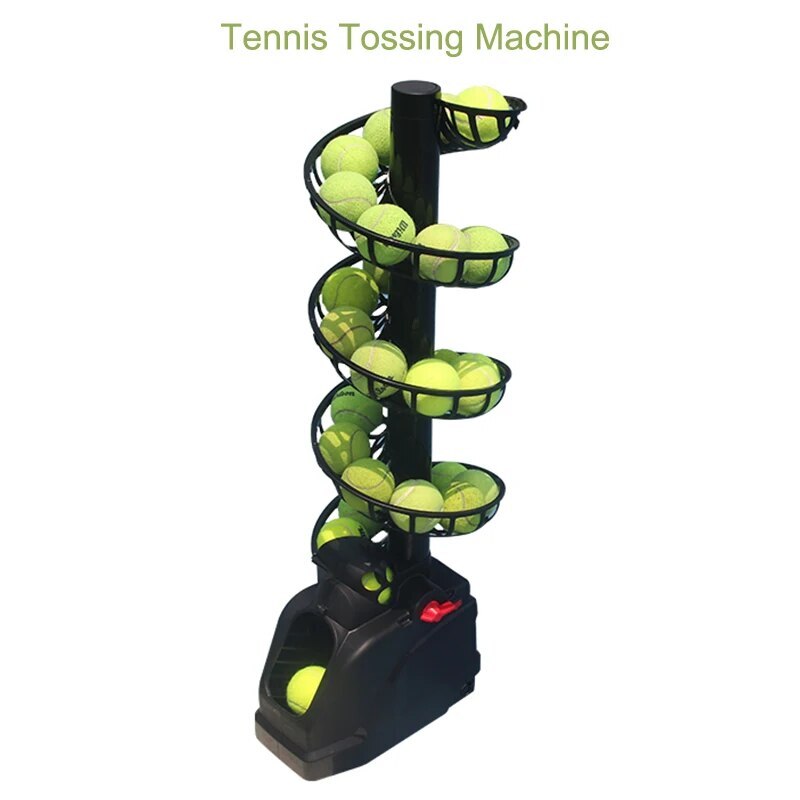 Tennis Ball Throwing Machine Portable Automatic Ball Throwing Training Machine