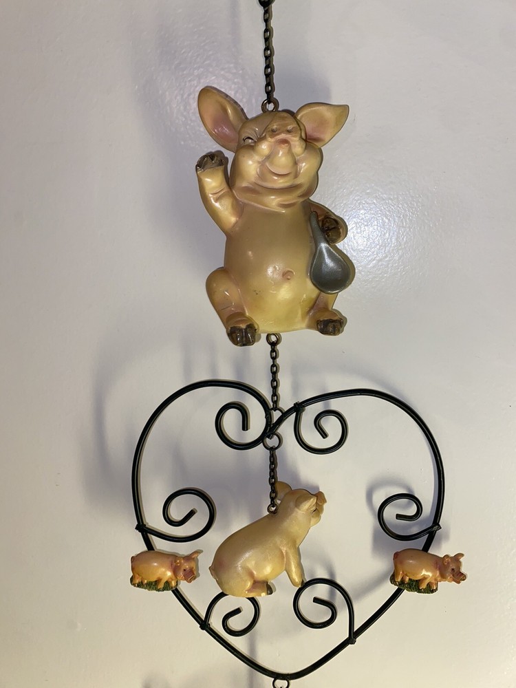 3 ft Long Pig Wind Chime