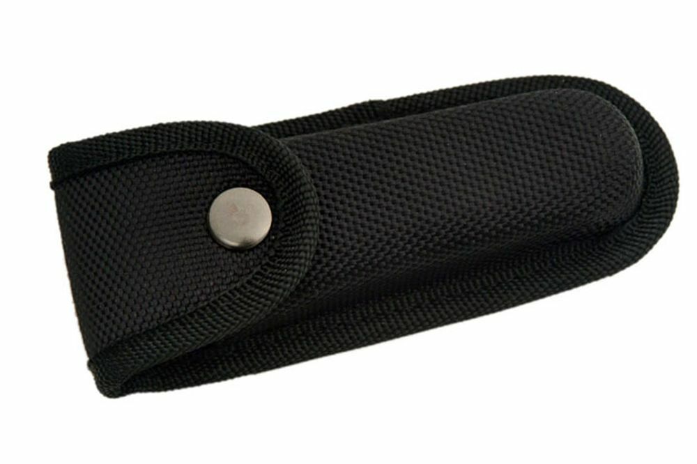NEW Folding Knife Sheath Case Black Hard Box Reinforce Nylon for 5" Pocket Knife