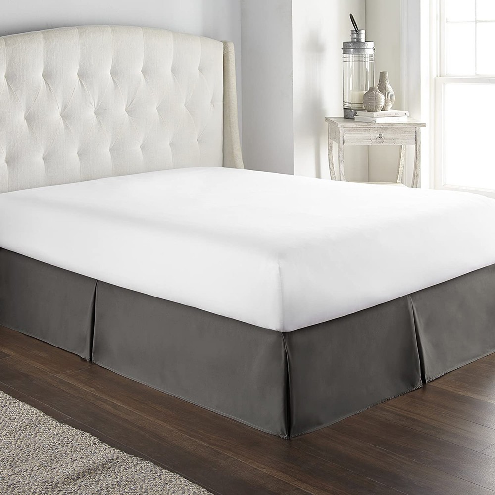 Lovely Solid Gray Bedding Collection 1000/1200 TC 100% Cotton