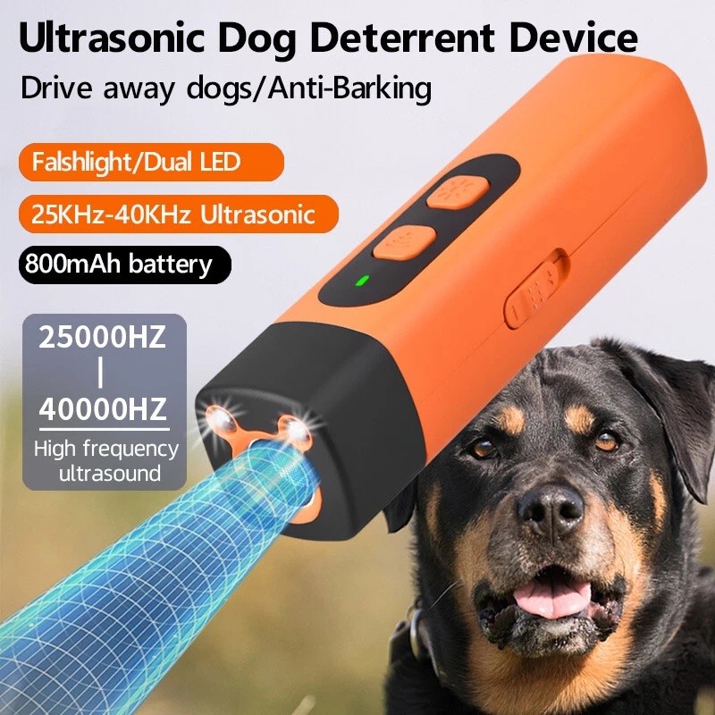 Ultrasonic Dog Repeller Anti Bark Device Stop Barking Humane Pet Training Tool