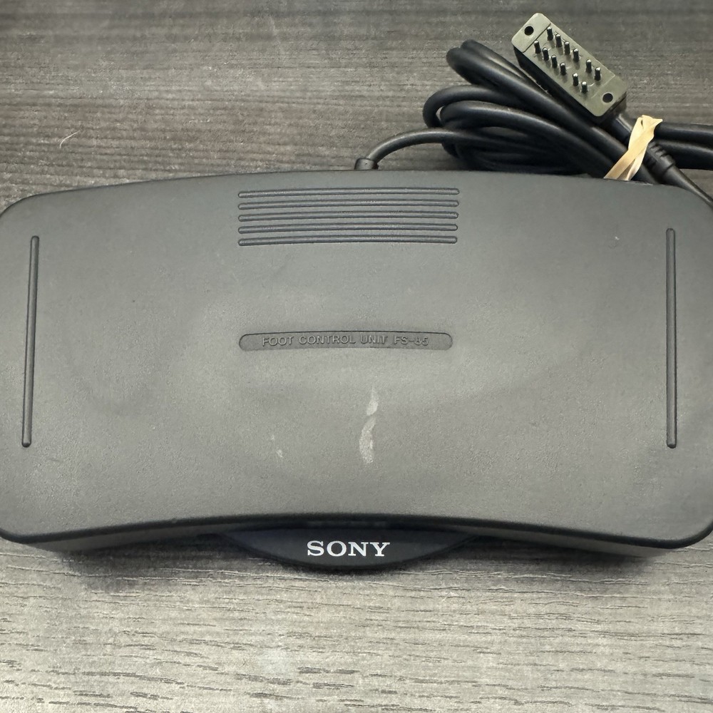 Sony FS-85 Foot Pedal Control Unit For Dictation Transcriber Machine EUC