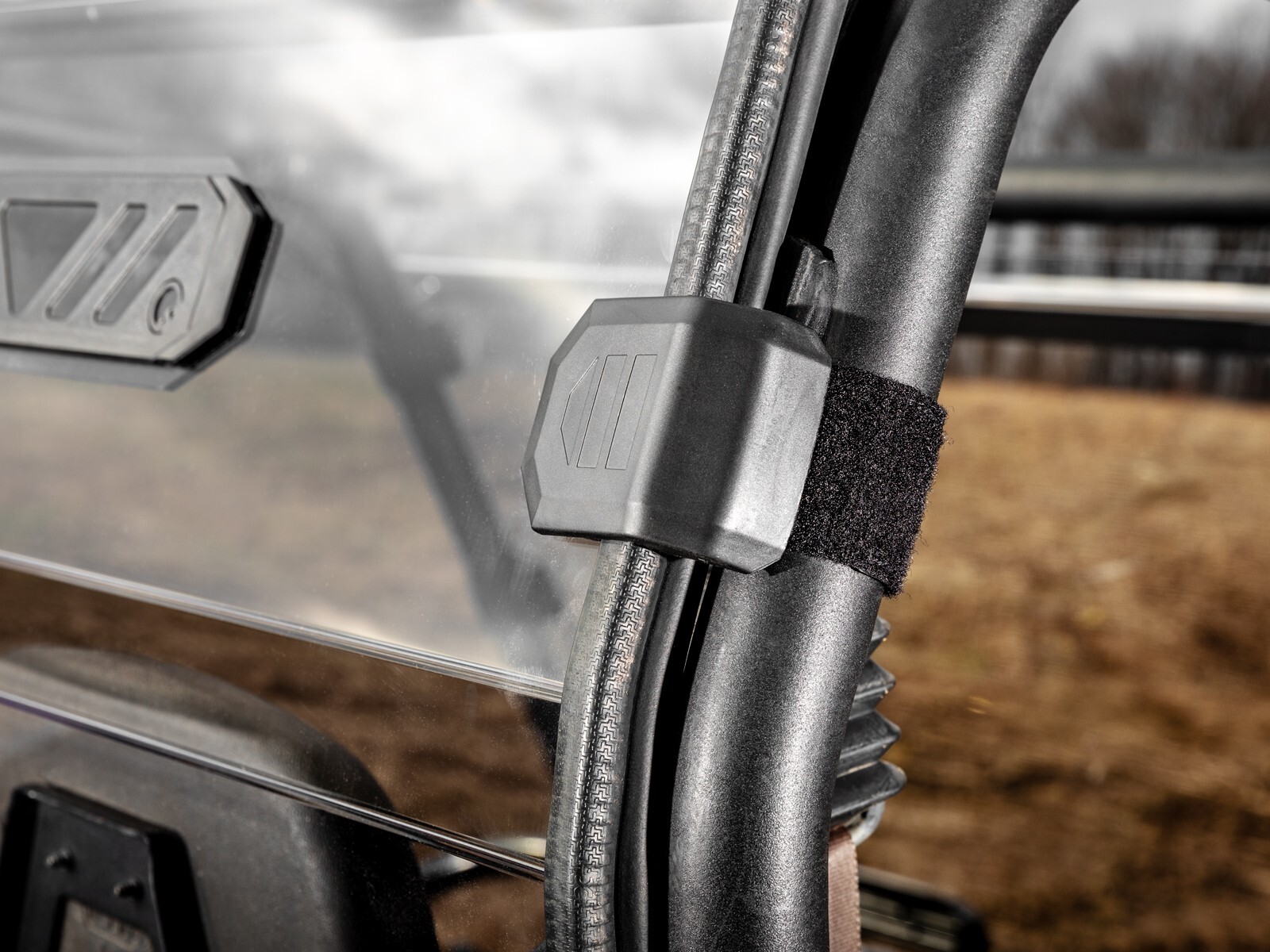 SuperATV Vented Full Rear Windshield for Polaris Ranger Full Size 570