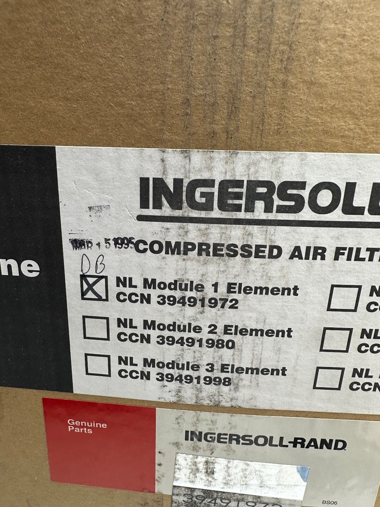 Ingersoll Rand 39491972 Filter Element NL Module 1 Element G2U
