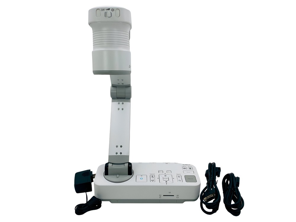 Epson ELPDC21 Interactive Document Camera Visualiser HDMI w/Accessories TESTED