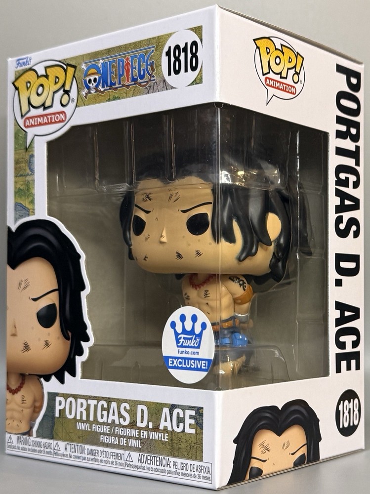 Funko Pop! One Piece Portgas D. Ace (Execution) #1818 *Includes Soft Protector*