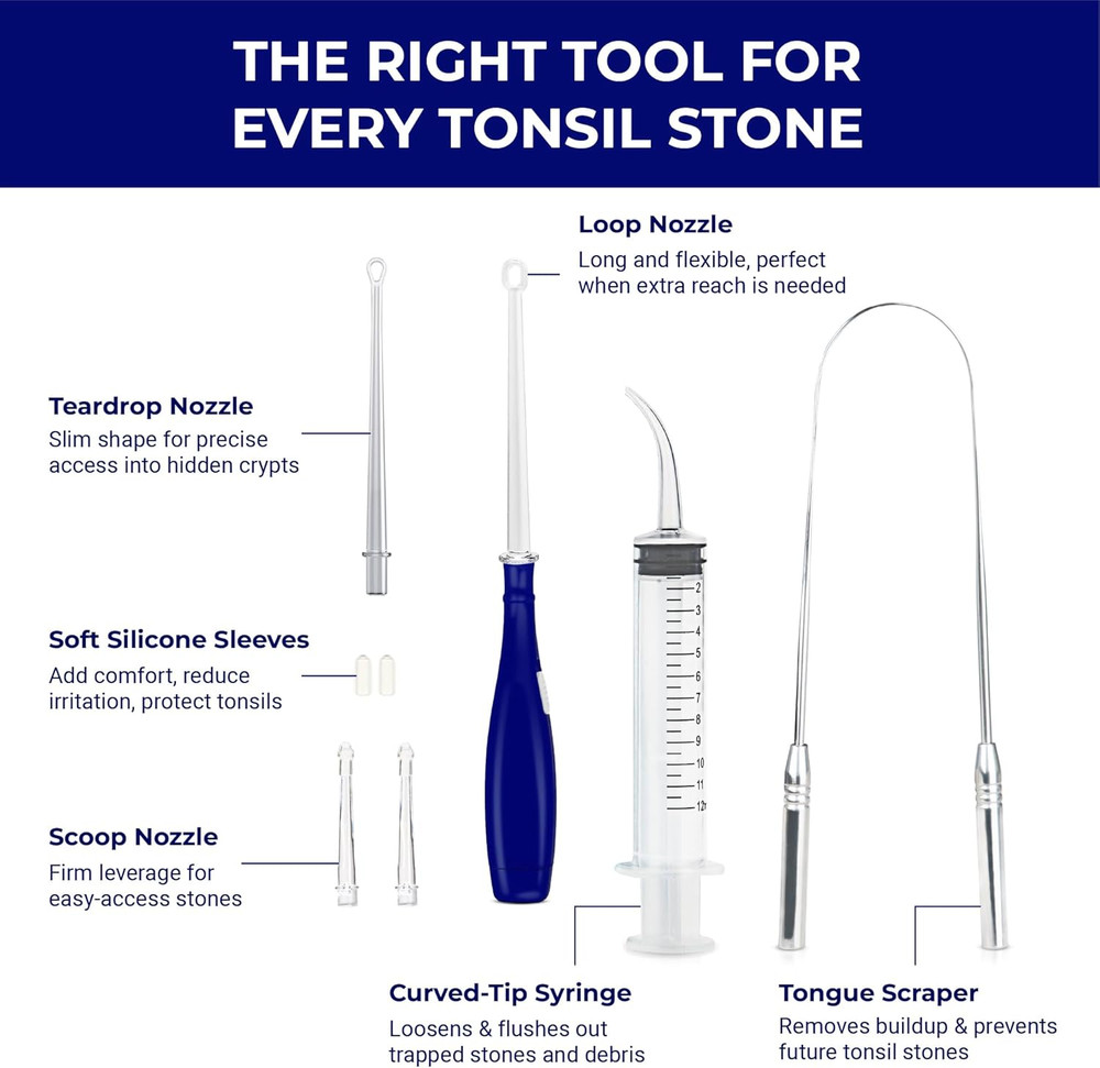Tonsil Stone Remover - Tonsil Stone Removal Kit - Tonsillolith Remover Tool