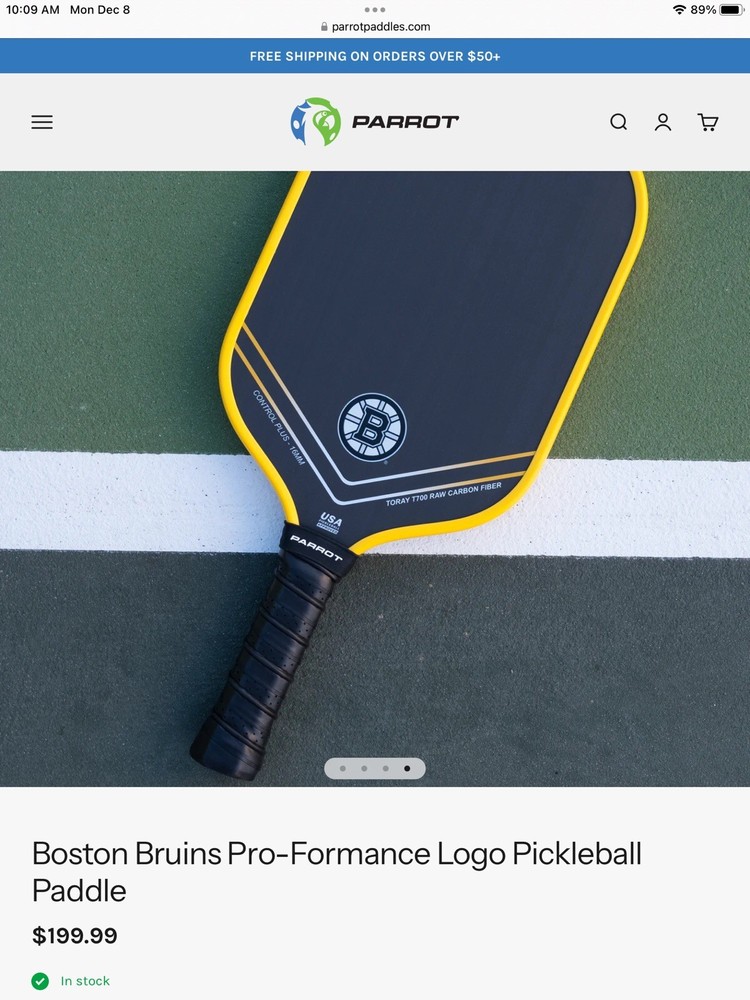 Bruins Pickleball Paddle Parrot ￼