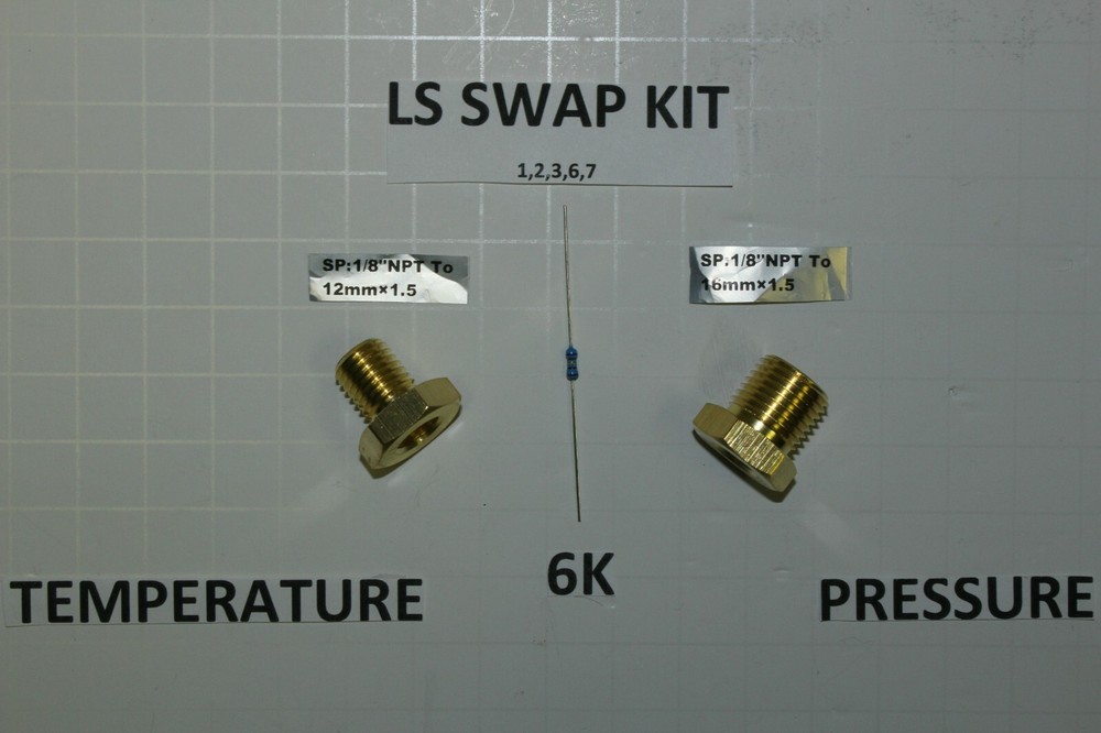 LS Engine Swap Kit 8014LS By Intellitronix Hardware Needed For Dash Install W/LS