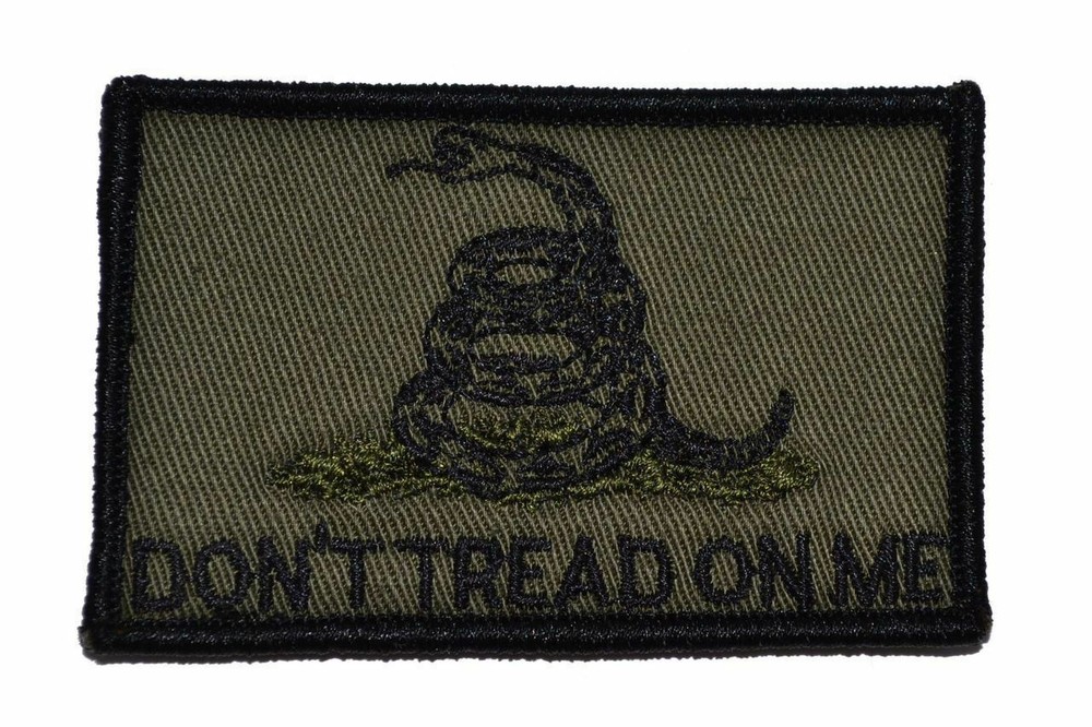 Don't Tread on Me Gadsden Snake - 2x3 Patch
