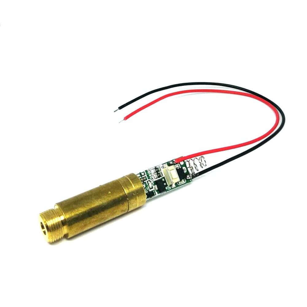 532nm Green Diode Lasers 10mw Brass Laser Dot Module 3V with Driver Switch
