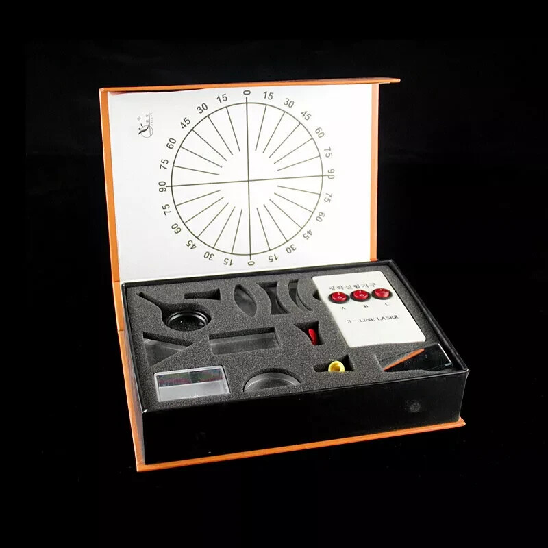 Triangular Prism Convex Lens Optics Set Physical Science Optical Experiment Box