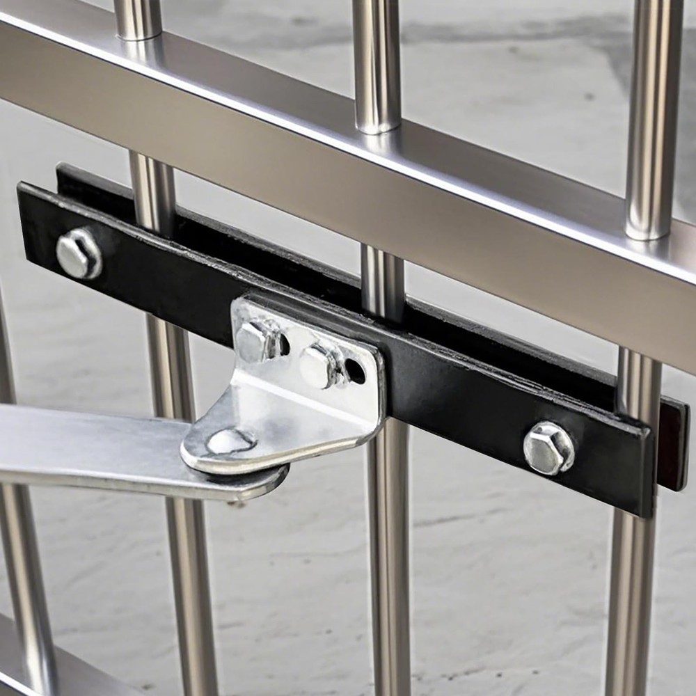 eoere 2 Sets Universal Gate Attaching Brackets for Driveway Gate, Swing Gate ...