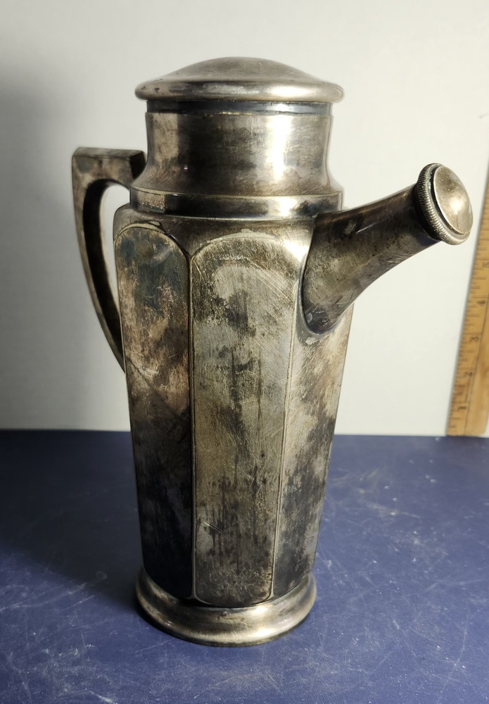 Toledo Silver Plated Art Deco Pitcher