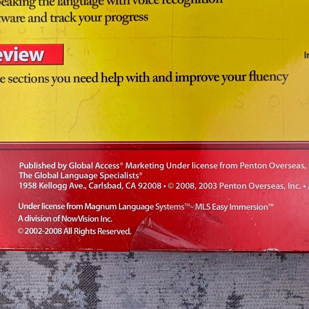 Global Access Spanish Complete Language Course 9 Audio CDs 3 CD-ROMs 2008