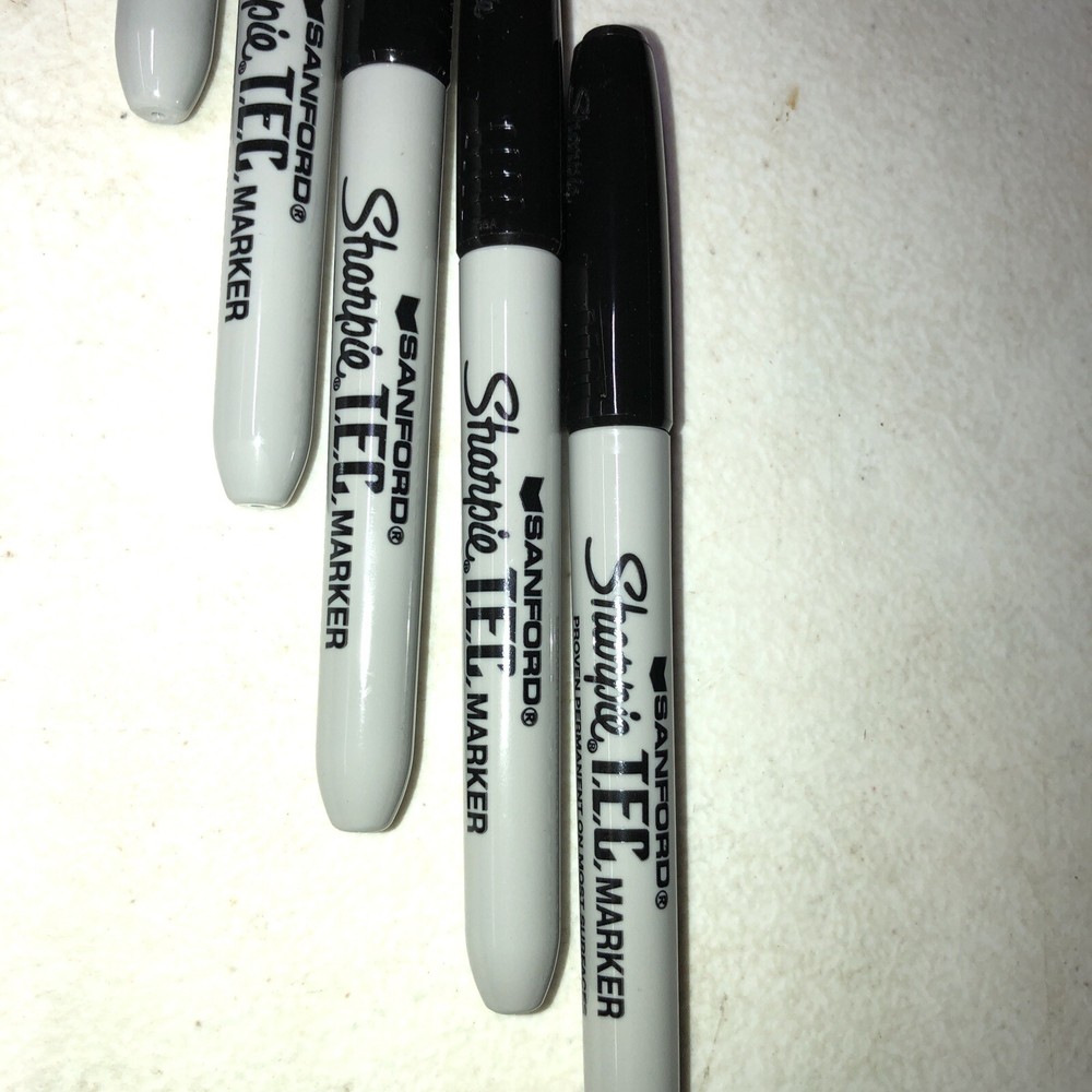 13401 Sharpie T.E.C. (Trace Element Certified) Stick Marker, Black Ink, 12 Pack