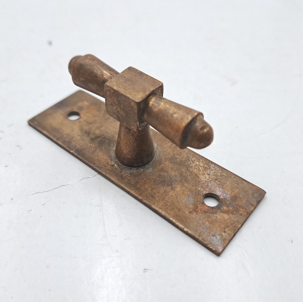 Antique / Vintage Brass Door Drawer Turn Handle Door Lock Hardware