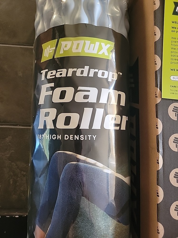 POWX 18” High Density Teardrop Foam Roller High Density Deep Tissue Massager
