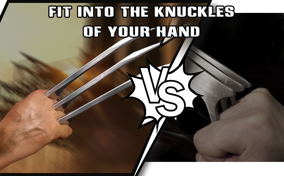 One Pair of Stainless Cosplay Steel Wolverine Claws