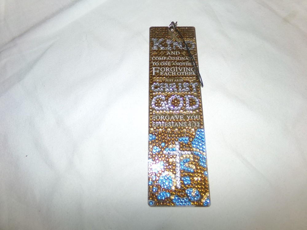 Diamond Art Bible /Book Mark Completed Pattern 2