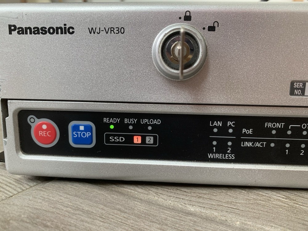 Panasonic Arbitrator Video Processing Unit recording + Key WJ-VR30