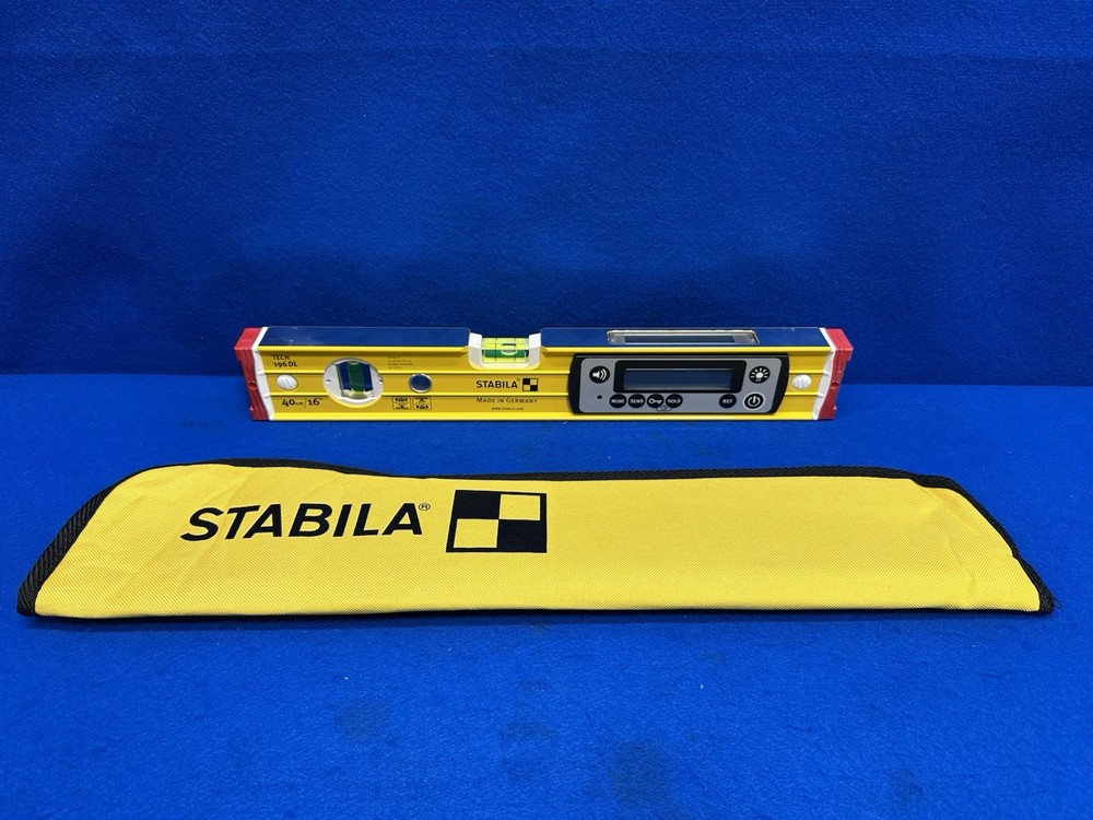 STABILA 16" Digital Level 39516 Tech  196 DL with Case