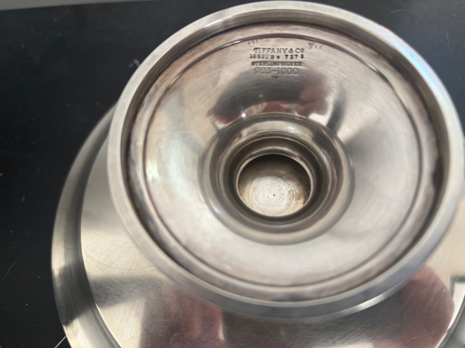 Tiffany Sterling Silver Compote 7.8 Troy Ounces