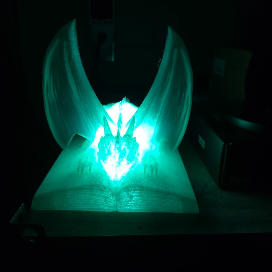 Dragon Lights - Multiple Colors - 3D Printed