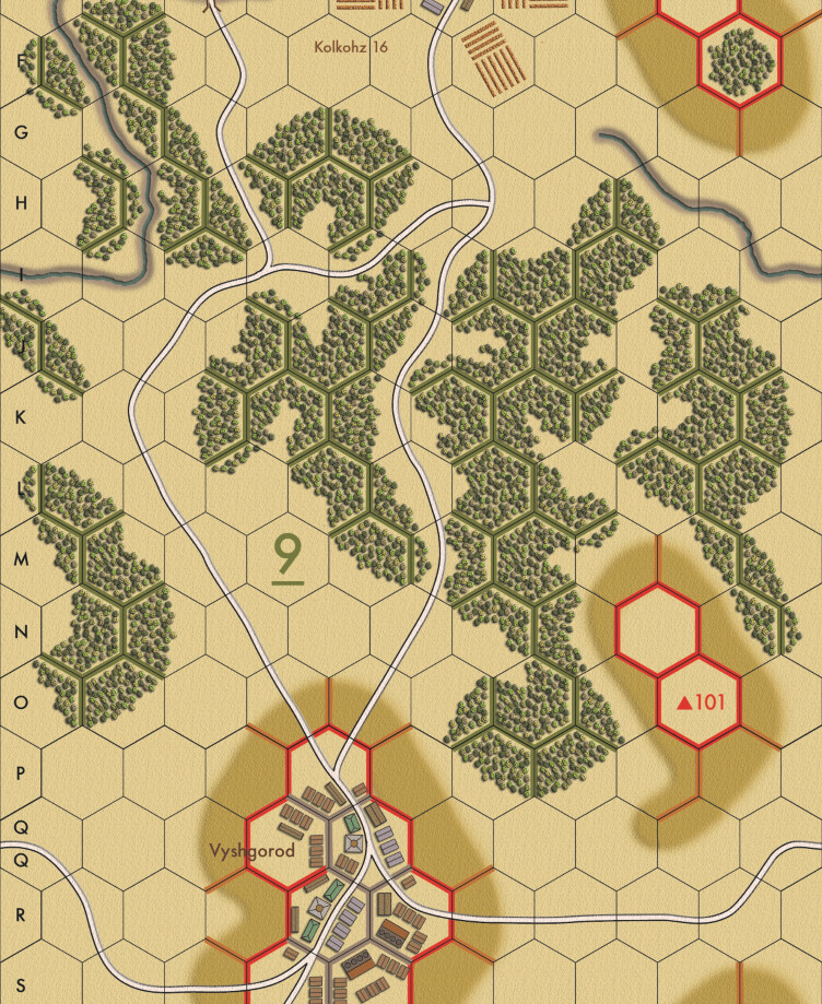 Panzerblitz ('72) Map #9