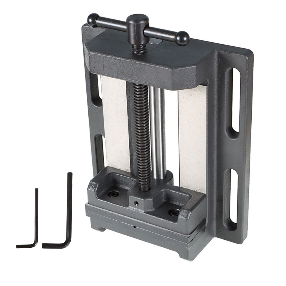 6 Inch Drill Press Vise Low Profile For Drilling Tapping & Reaming