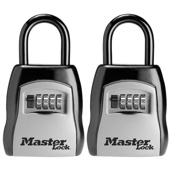 Master Lock 5400T Portable Combination LOCK BOX (Resettable Dial, 2 pack)