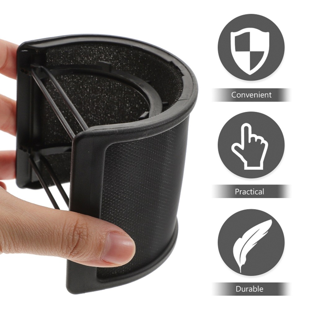 Microphones Filter Condenser PC Studio Recording Metal Windscreen for-Mic Screen