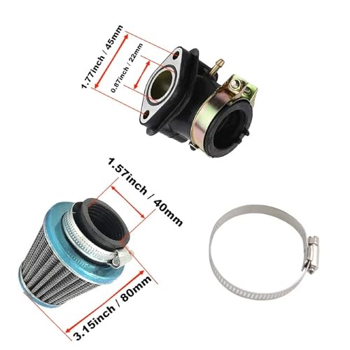 PD24J GY6 150cc Carburetor Compatible for Moped ATV Go Kart Scooter 125cc